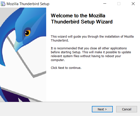 Mozilla Thunderbird Setup